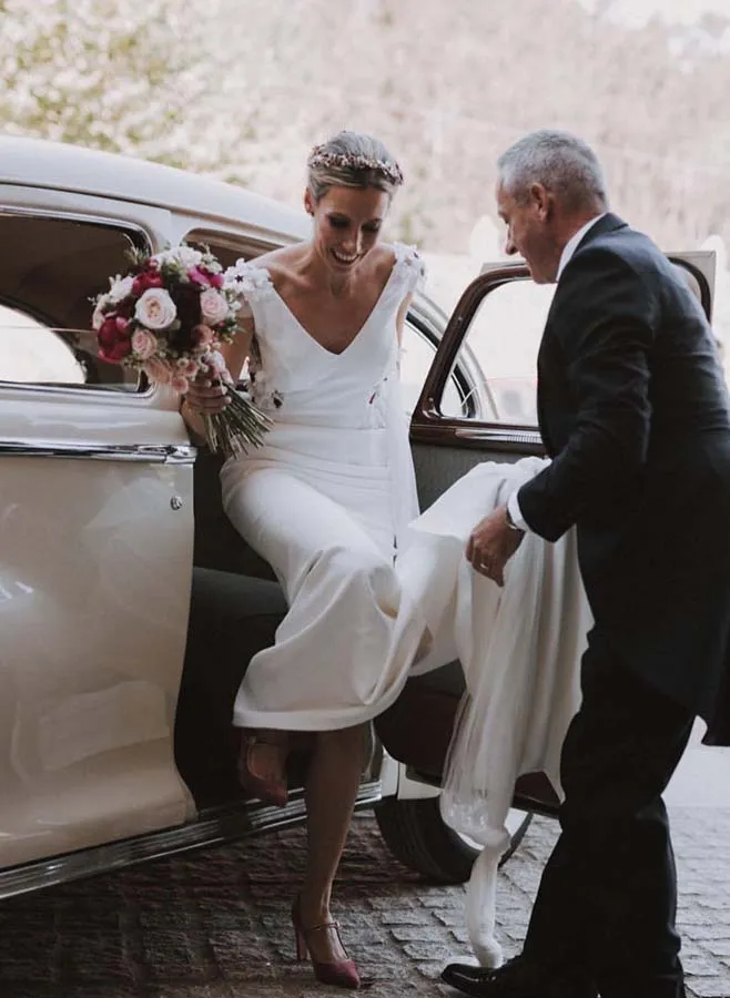 NUESTRAS NOVIAS MARY JEAN EN TERCIOPELO ROSA